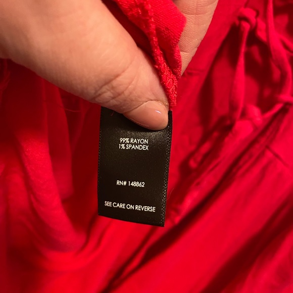 torrid Fit And Flare Rayon Slub Lace-Up Back Tank - Picture 10 of 12